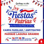 Carpa Familiar en el Parque Laguna Grande y fiestas barriales marcarán festejos en San Pedro de la Paz